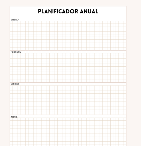 Planificador Anual Oposiciones